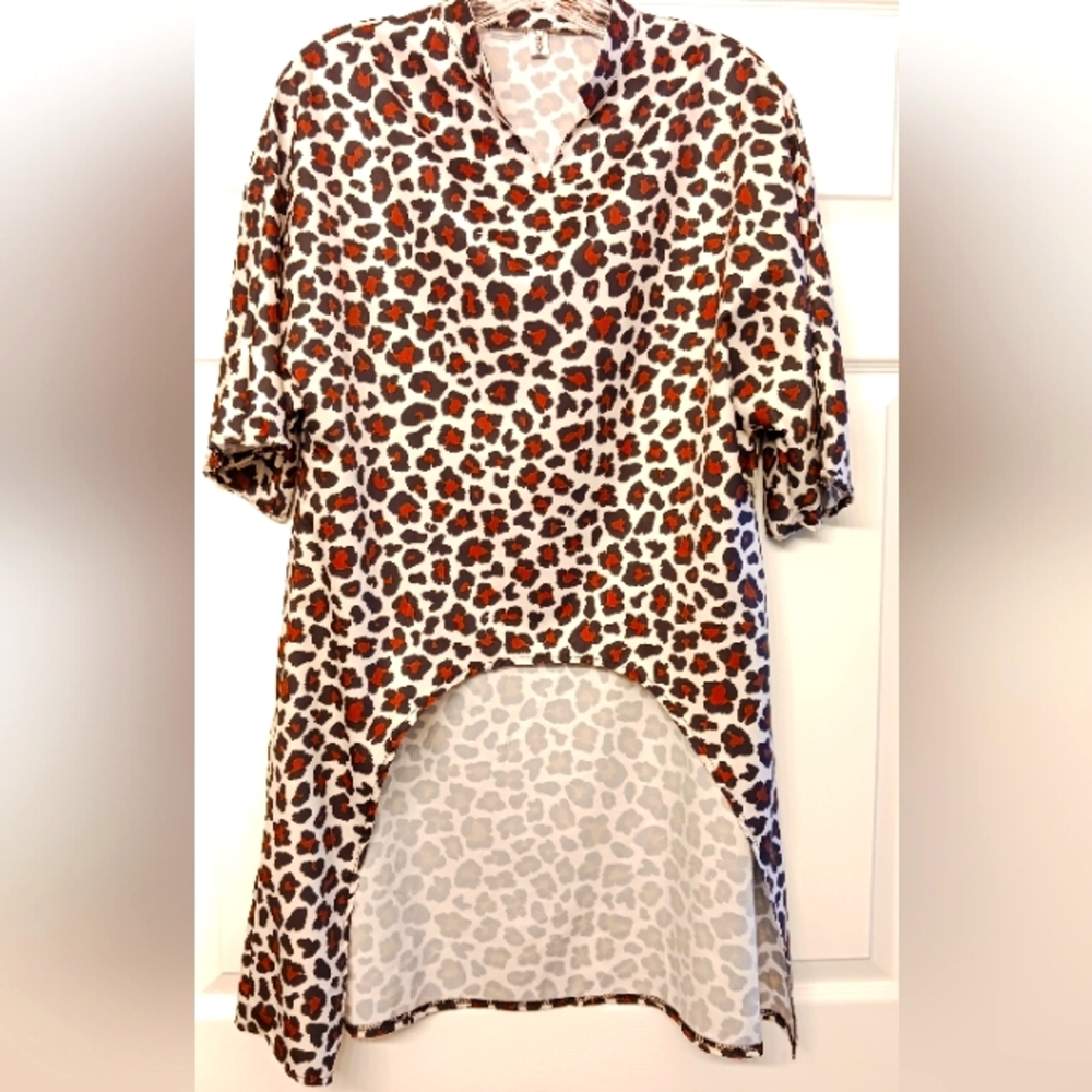 Leopard print tunic
